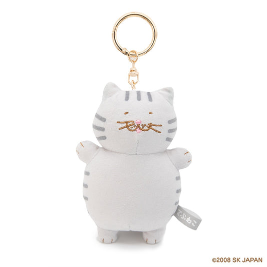 でぶねこ　ぬいぐるみキーリング（グレートラ）
