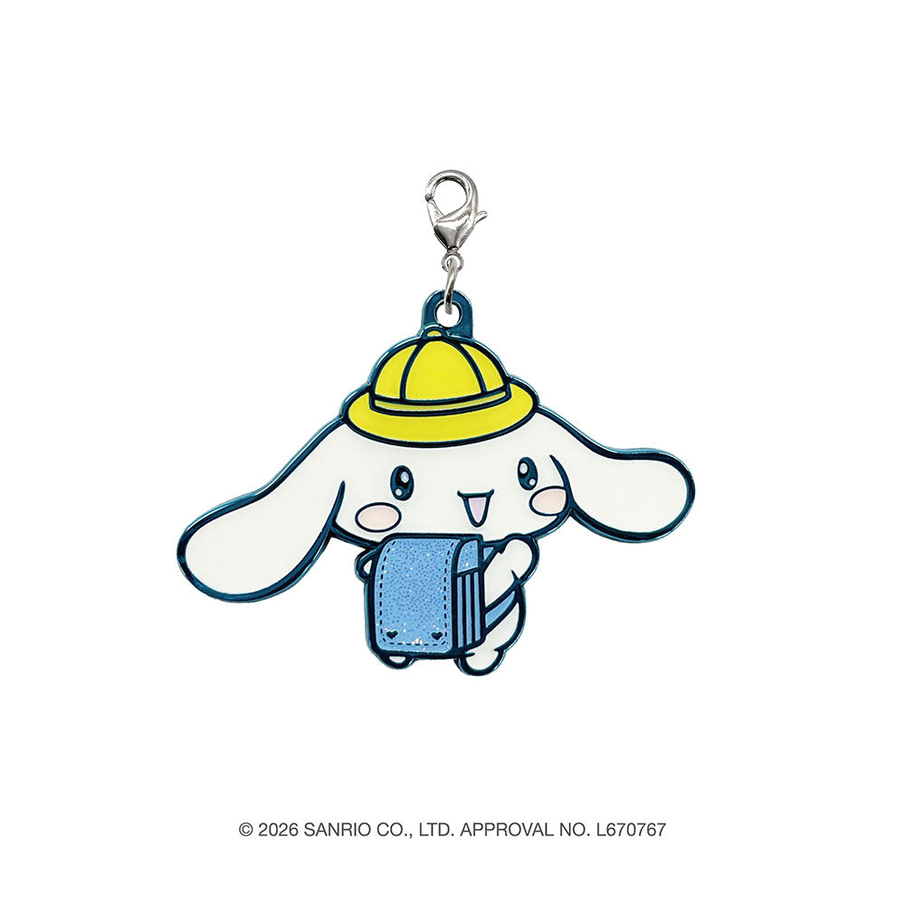 サンリオキャラクターズ　ゆめいろランドセル　キラキラメタルチャーム（シナモロール）