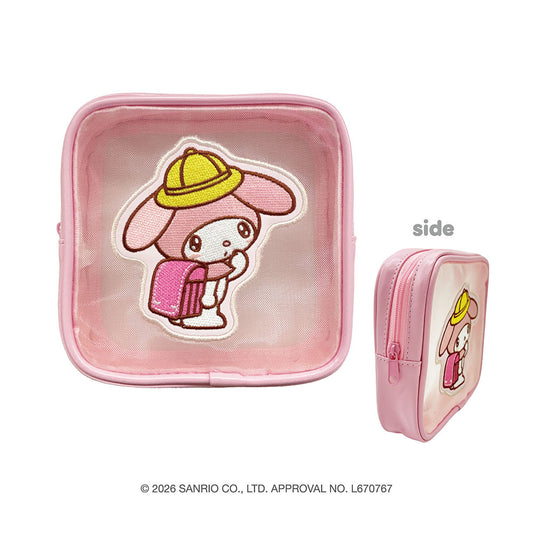 サンリオキャラクターズ　ゆめいろランドセル　メッシュポーチ（マイメロディ）
