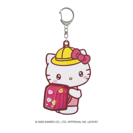 サンリオキャラクターズ　ゆめいろランドセル　シャカシャカアクリルキーホルダー（ハローキティ）