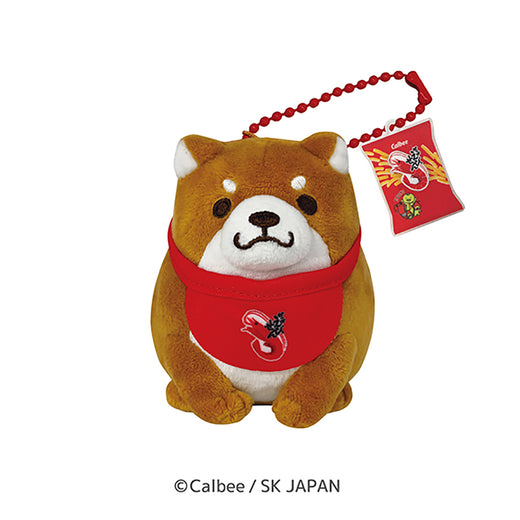 忠犬もちしば＆かっぱえびせん　ぬいぐるみボールチェーン（おかか）