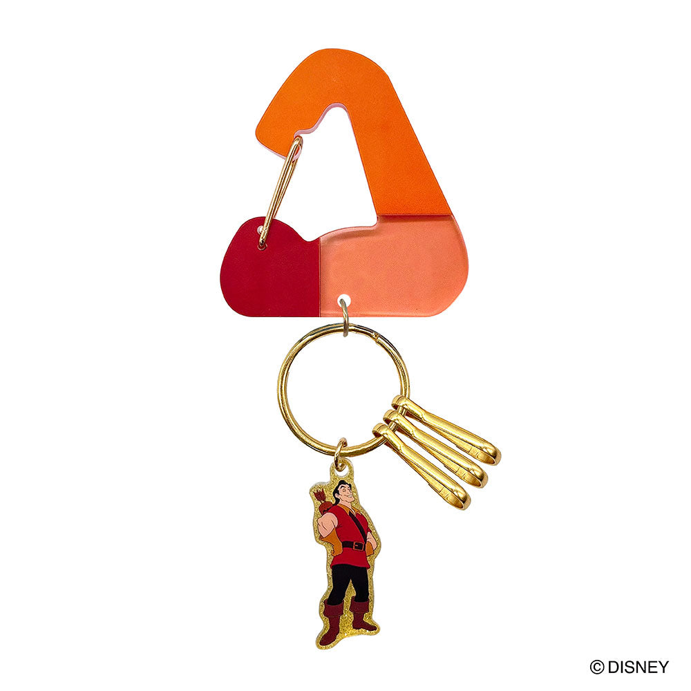 ディズニー　アクリルカラビナチャーム（ガストン）