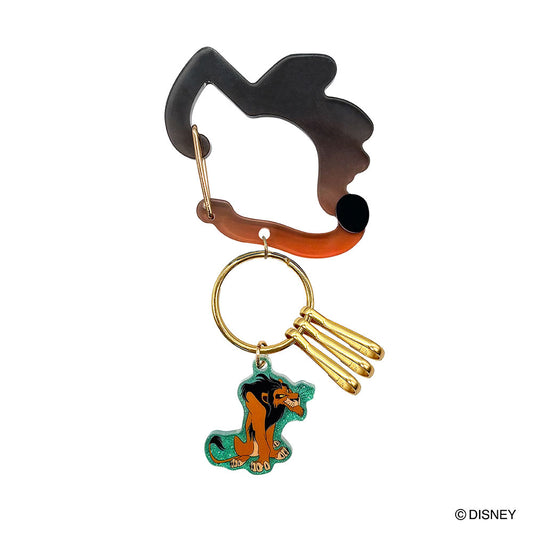 ディズニー　アクリルカラビナチャーム（スカー）