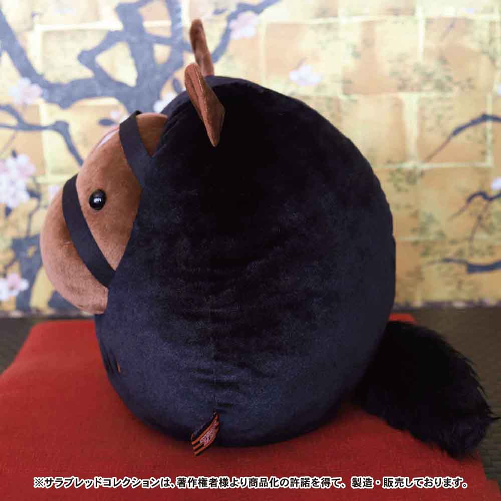 【12月発送】きゃらマルシェ限定　サラブレッドコレクション　ふわころBIGだるまぬいぐるみ（キタサンブラック）【受注生産】