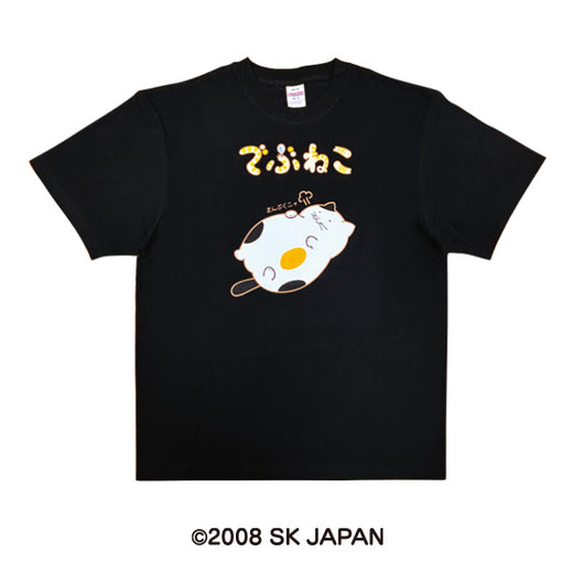 【1月発送】でぶねこ　Tシャツ（ミケ）