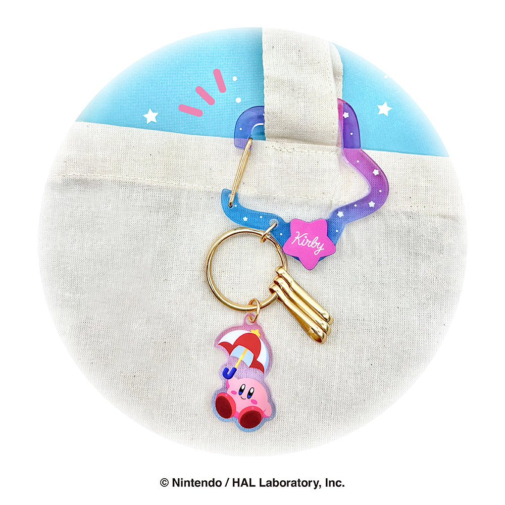 星のカービィ　ぷわぷわアクリルカラビナチャーム（カービィ（ホバリング））
