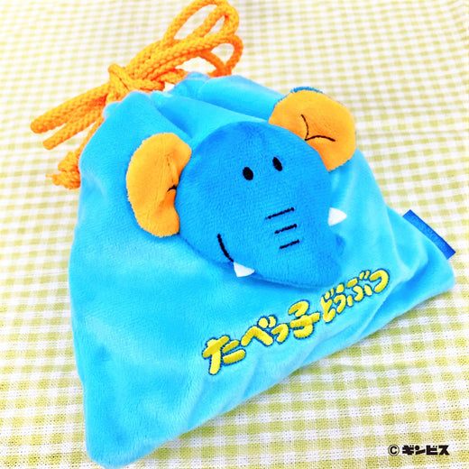 たべっ子どうぶつ　フェイスマスコット巾着（ぞう）
